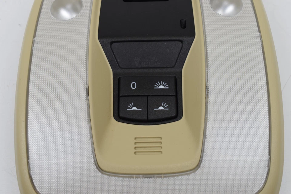 Volvo S60 2014-2018 consola superior beige domo luz mapa lámpara OEM 39826636 Foto 2 de 4