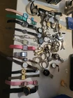 Bulk Lot Of 54 fossil .timex Watch Lot Modern& Vintage Watches Untested As Is