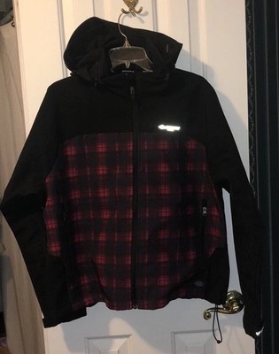 Dickies Storm  Women's Softshell Jacket Black/Red  Size XL EUC