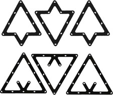 6Pcs Magic Ball Rack Magic Rack Sheet, Pool Ball Rack Magic Rack Sheet Billiards