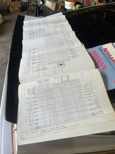 Factory wiring manual for 1989 Nissan 240 SX Fast Back And Coupe LE/SE - Picture 11 of 11