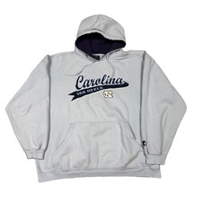 Vintage 90s Starter UNC North Carolina Tar Heels hoodie sweatshirt Size XL