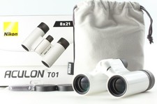 Unused In Box Nikon Binoculars ACULON T01 8x21 White From JAPAN
