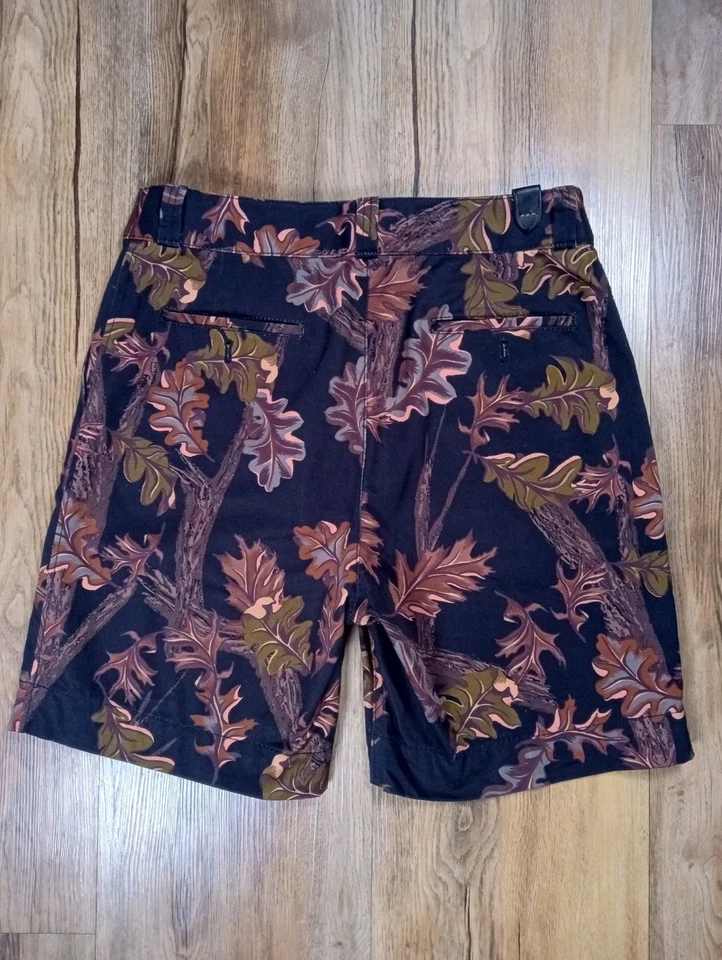 Pantalones Cortos Coach 1941 Pasarela Edición Limitada Estampados Hombres Talla 32 Otoño Hoja Camuflaje Foto 3 de 4