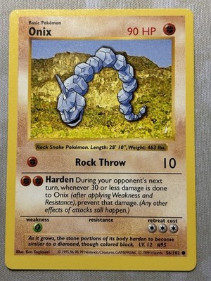 Onix 056/102 Base Set (Shadowless) Regular