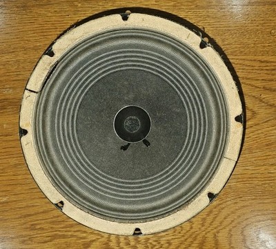 1958 Jensen P8Q Alnico Speaker 8 Ohms Teal With Bell 8 Inch