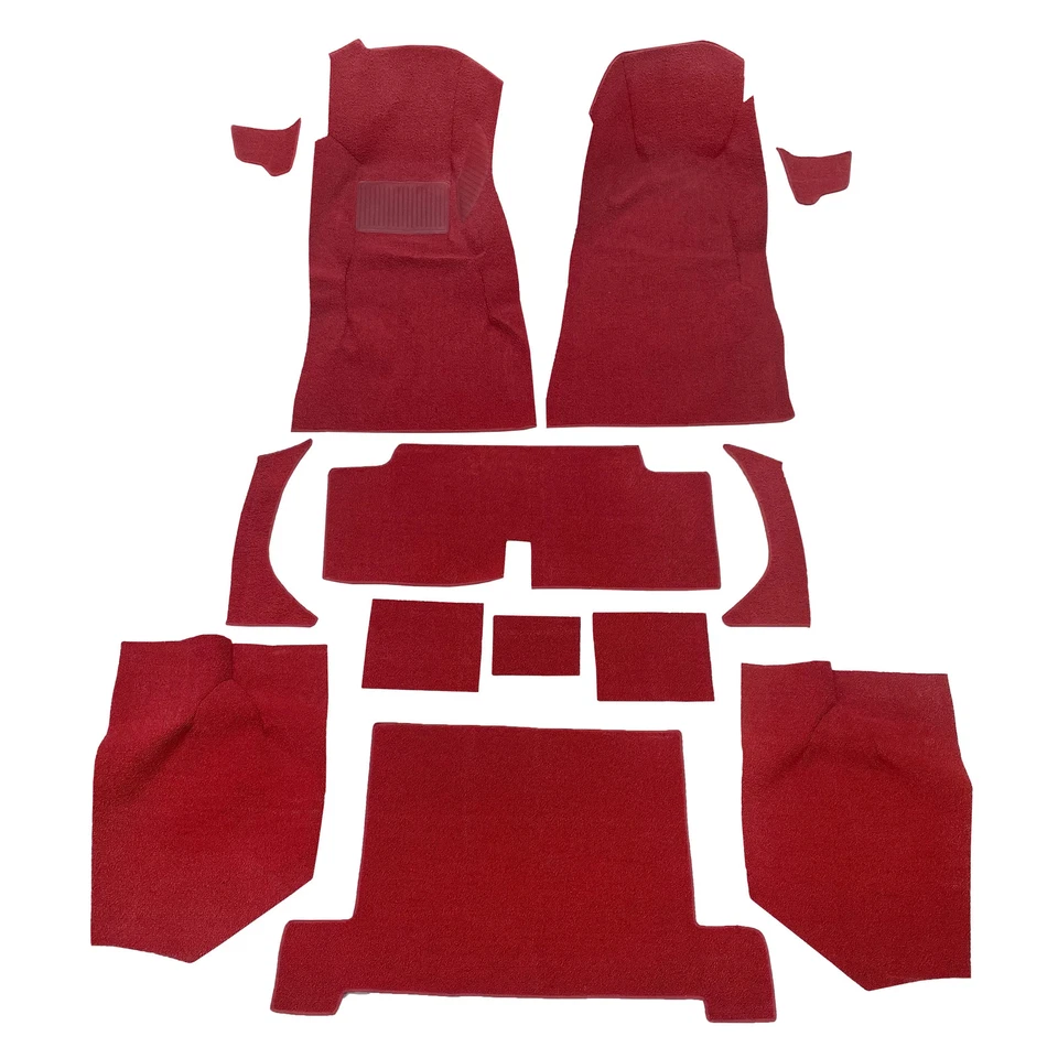 Chevrolet Corvette Carpet Kit 1968-1977 Complete Black Charcoal Red Maroon Navy - Bild 1 von 1