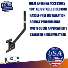 Universal Adjustable Outdoor TV Antenna J Pole Mount Base Tripod Base Bracket