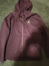 Mens Nike Jordan Game Four Zip Up Hoodie Blac...