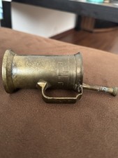 Alter massiver Messingmörser mit Stößel – handgraviert, orientalisch