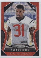 2019 Panini Prizm Rookies Red Wave Prizm 114/149 Karan Higdon #333 fl4