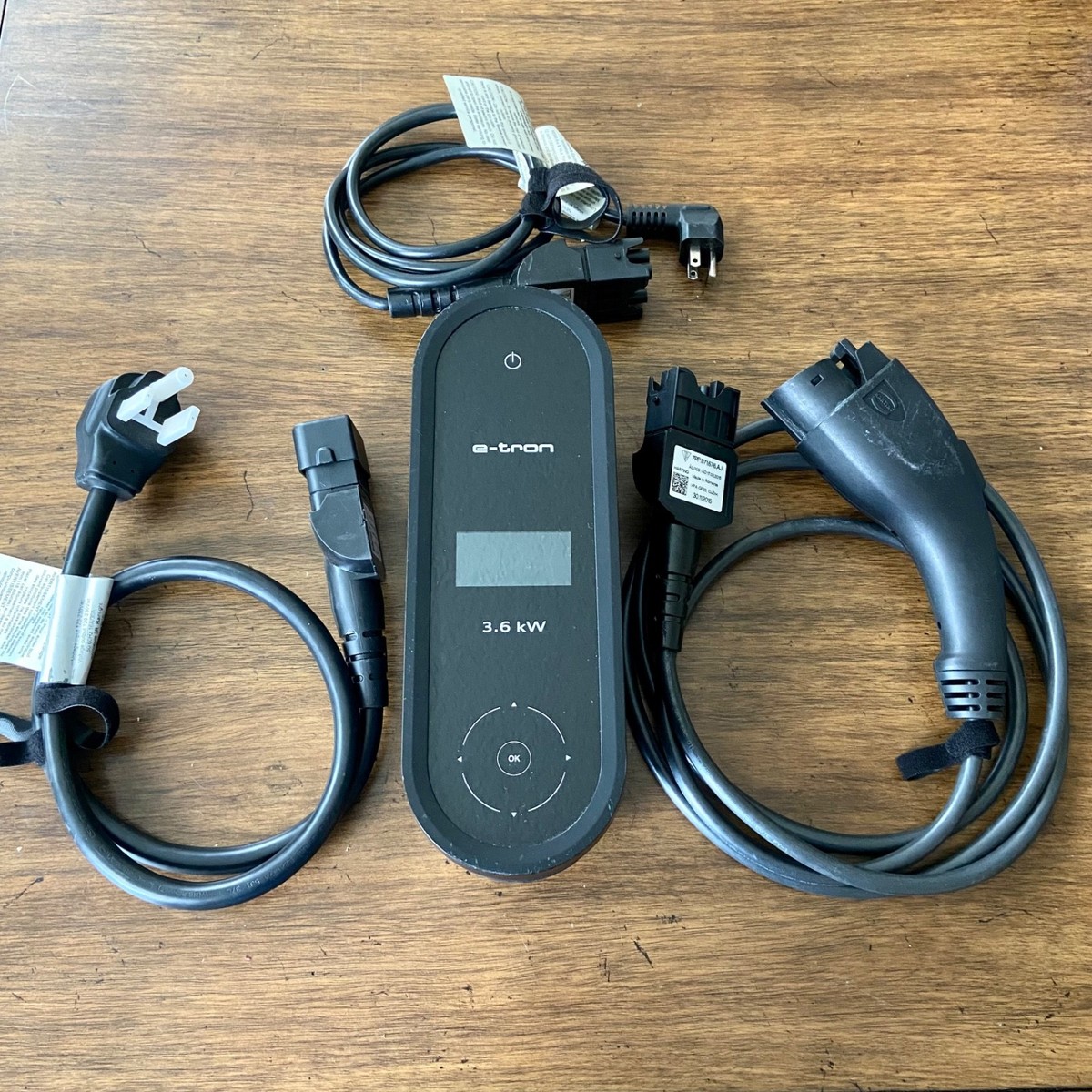 Audi e-tron A3 Q4 Q5 RS EV Charger 120v 240v NEMA 6-50 5-15