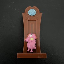 Rare Vtg 2003 Subway Courage Cowardly Dog Toy Scaredy Clock Toy