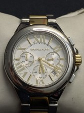 Michael Kors Camille Women's Watch MK5653 Gold Silver Stainless Date6.6" NewBtry