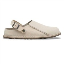 Birkenstock Women's Lutry Premium Suede Clog Oyster