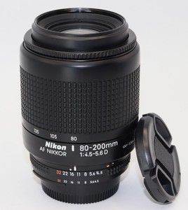 Nikon AF NIKKOR 80-200mm f/4.5-5.6D Zoom Lens Nikon F Mount – Front Cap
