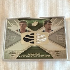 Upper Deck SPx Winning Materials Combo Kirilenko Okur #WMC-KO