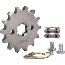 Kettensatz 420-14 Zähne 17mm für Dirt Pitbike ATV Moped 50ccm-125ccm