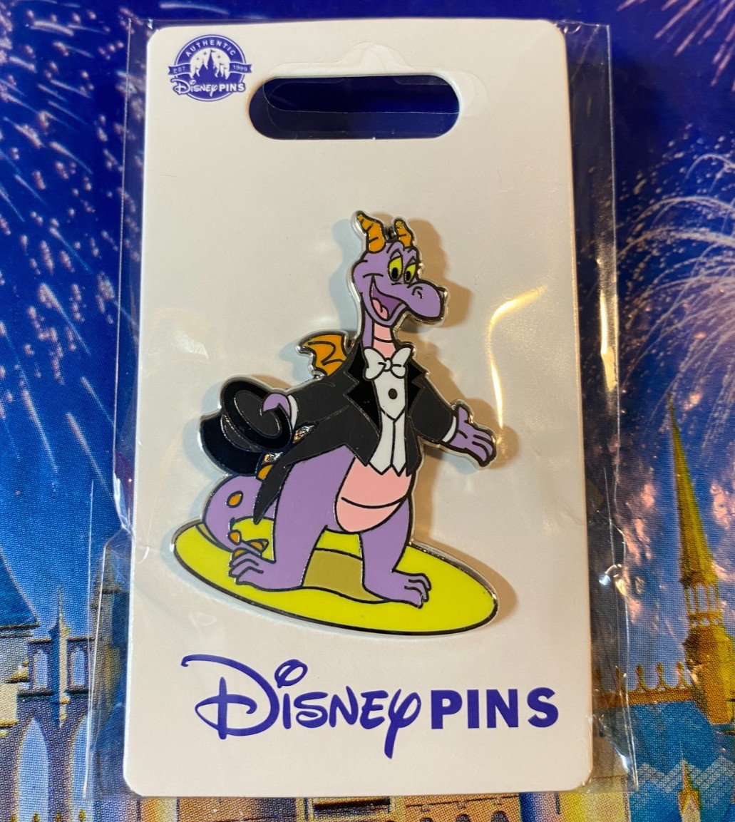 🎩 2024 Disney WDW Figment Tuxedo Top Hat Pin Epcot Journey Into Imagination Pin