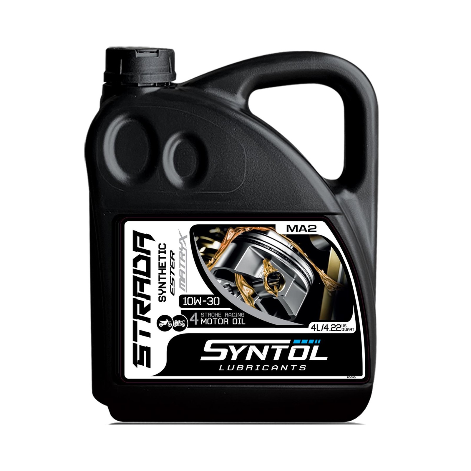 Syntol Strada 4T 10W-30 Semi Synthetic Motorcycle Motorbike Engine Oil 4L