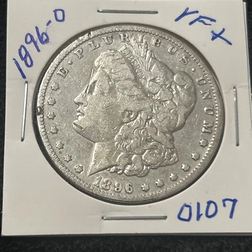 1896-O Morgan Silver Dollar VF+