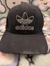 Adidas Originals Icon Adult OSFM Black Adjustable Fit Snapback Cap Hat T10