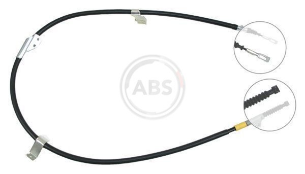 A.B.S. Bremsseil Seilzug Feststellbremse K15077 FüR Almera Nissan N15 1 Slx Gti-image