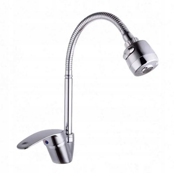 Badarmatur Mischbatterie Waschbecken Wasserhahn KüChe Armatur Schlauch 360°-image