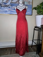 Vintage Vanity Fair Maxi Red Slip Dress