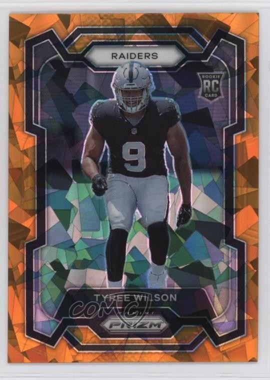 2023 Panini Prizm Rookies Orange Ice Prizm Tyree Wilson #363 10ph