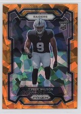 2023 Panini Prizm Rookies Orange Ice Prizm Tyree Wilson #363 10ph