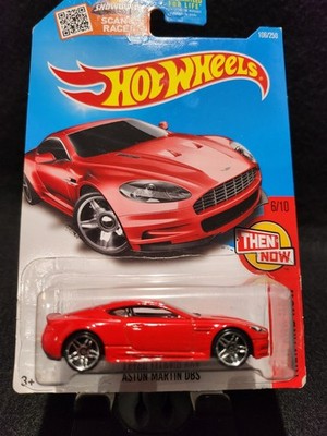 Hot Wheels Red Aston Martin DBS #106 - 2016 Then and Now 6/10