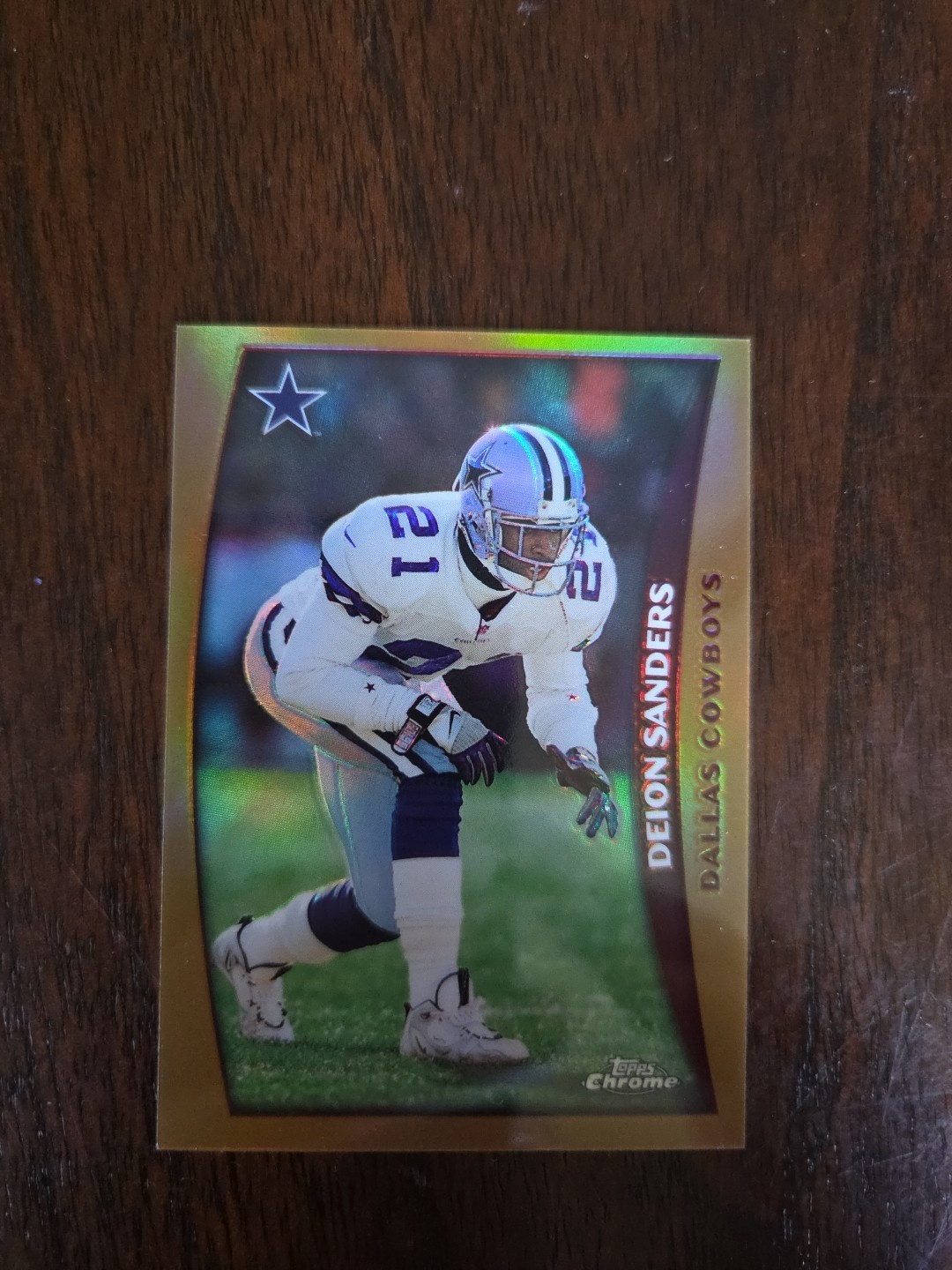 1998 Topps Chrome - Deion Sanders #5 Refractor