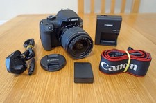 CANON EOS 4000D DSLR CAMERA w EF-S 18-55mm III LENS PRISTINE CONDITION