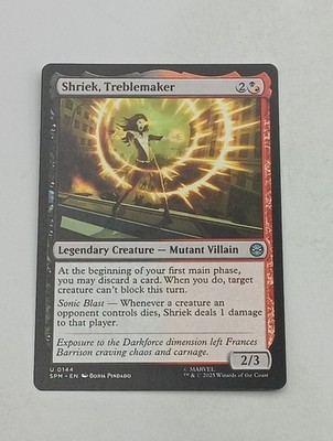 Magic the Gathering Einzelkarte Shriek, Treblemaker bespielt