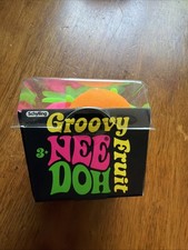 NeeDoh GROOVY FRUIT Basket, Set 3 Pack Squishies