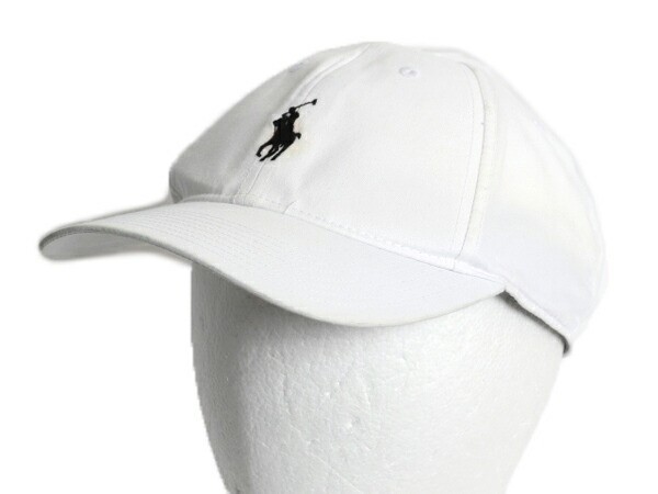 Polo Ralph Lauren berretto da baseball taglia unica cappello punto inseguitore ricamo pony