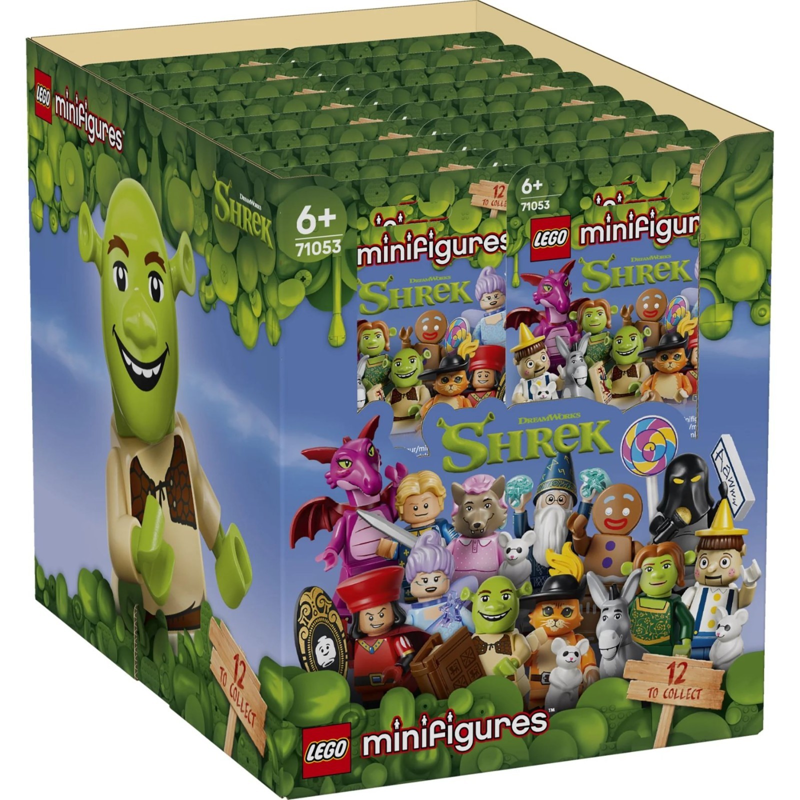 Lego 71053 Shrek Series Collectible Minifigures Factory Sealed Case