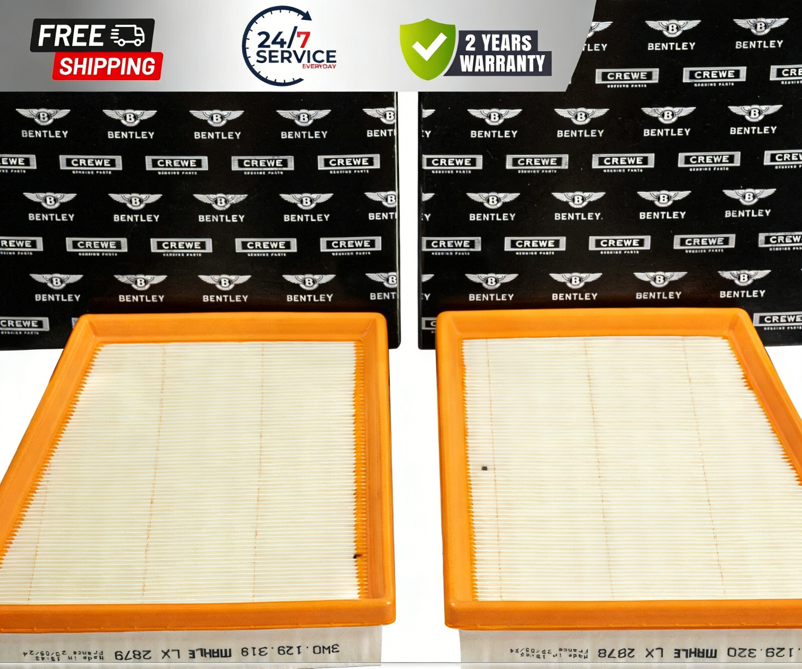 Genuine Air Filter Set  Bentley Continental GT GTC, Flying Spur 4.0L