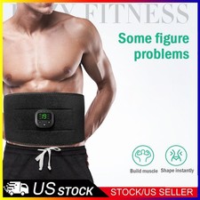 EMS Abdominal Muscle Toning Trainer ABS Stimulator Fitness Slimming Belt Workout