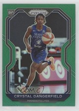 2021 Panini Prizm WNBA Green Prizm Crystal Dangerfield #41 4z8