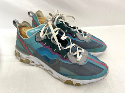 Nike React Element 87 Royal Tint Blue Sneakers Shoes Size 10US Perfect