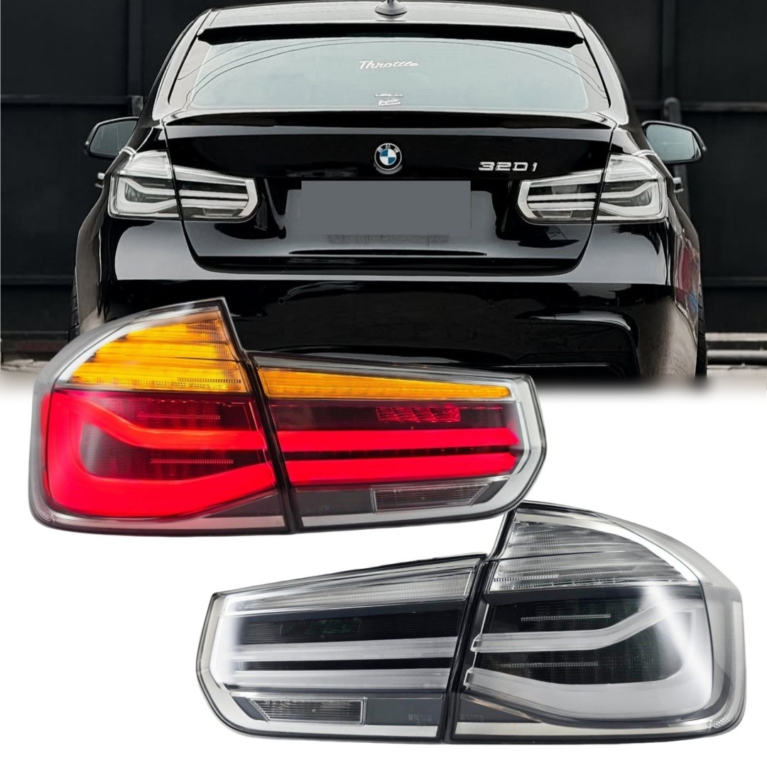 Clear White LCI Tail Lights For 2012-2018 BMW F30 F35 F80 M3 3