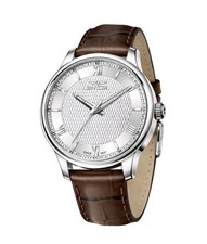 Invicta Celestial Men s Watch 43mm 50466 SS W/Silver Dial Leather Band New