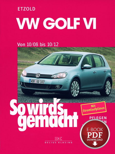 PDF VW Golf VI (08-12) Reparaturanleitung So Wird`S Gemacht Delius 148-image