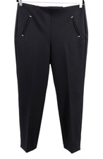Chicos So Slimming 360 Pants Women Size 10 Black Juliet Ankle Pull On Career New