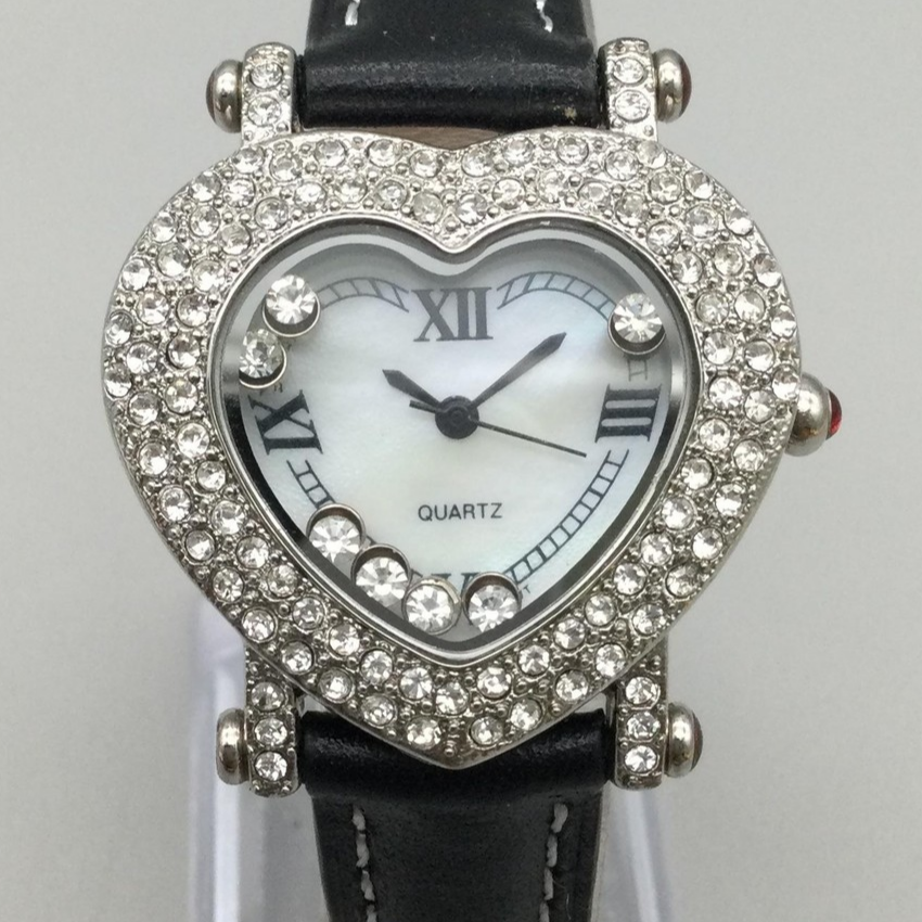 Glamorous Silver Crystal-Encrusted Watch Buy Luxury Men main image 2