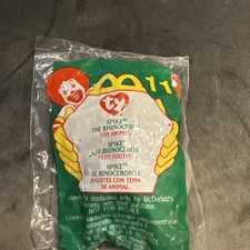 McDonald's Happy Meal - TY Beanie Babies 1993 - Spike Rhinoceros - Sealed new