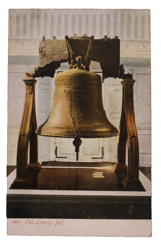 Early 1900's Liberty Bell Post Card, Series 904, Undivided Back, Philadelphia