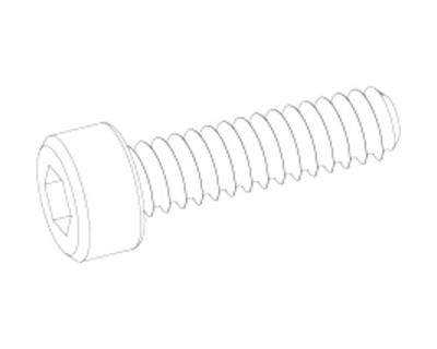 UDIRC Sechskant Innenschraubenkopf Gewindeschneidschraube 2.6x10 UDM01-003 
